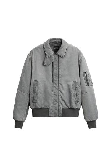 QUILTED BOMBER JACKET