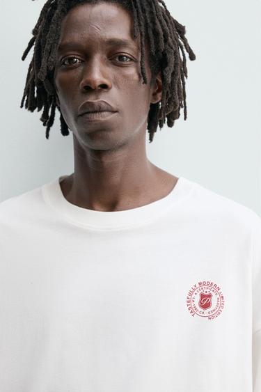 SLOGAN PRINT T-SHIRT - White by Zara - Image 5