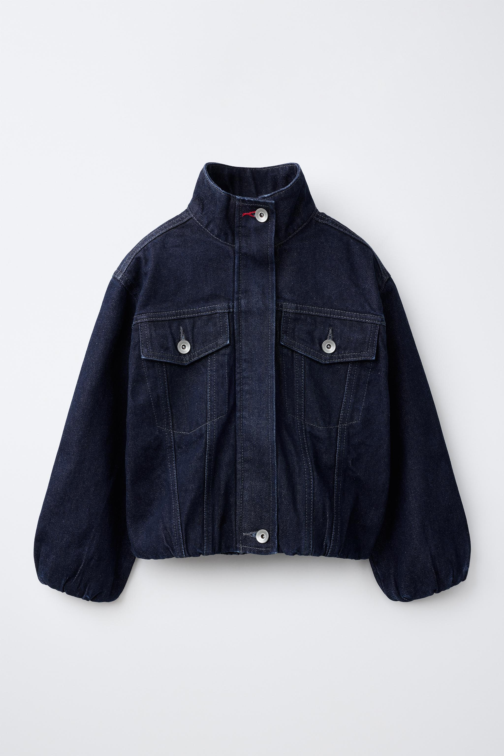 BALLOON DENIM JACKET - Blue | ZARA United States