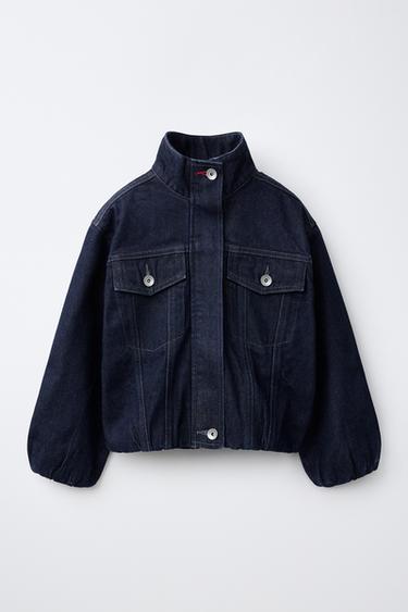 BALLOON DENIM JACKET - Blue by Zara