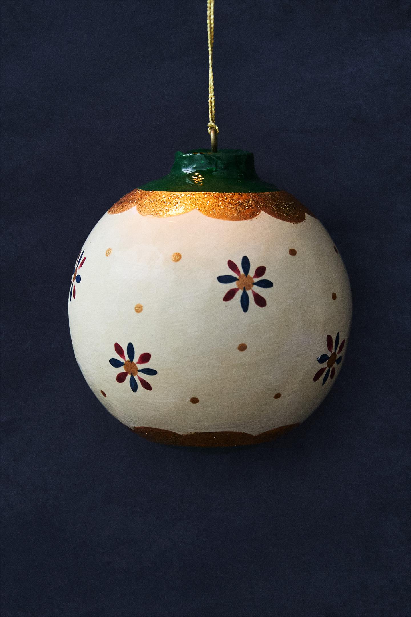 Ёлочные украшения Zara Floral Paper Christmas Tree Decoration, цвет: Разноцветный — фото 5