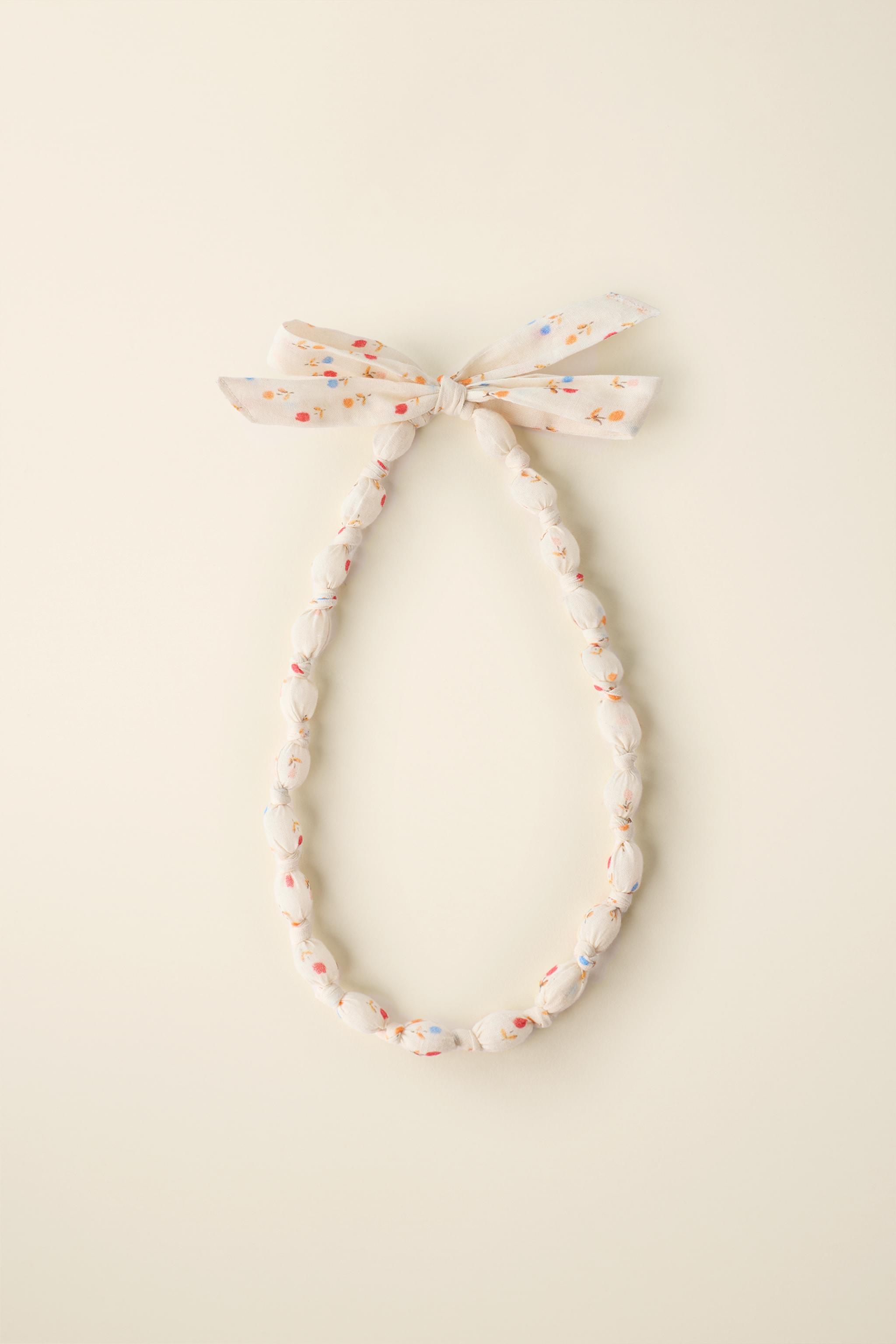 Детские аксессуары Zara WOVEN TIE NECKLACE CREATED BY CARAMEL LONDON X — фото 4