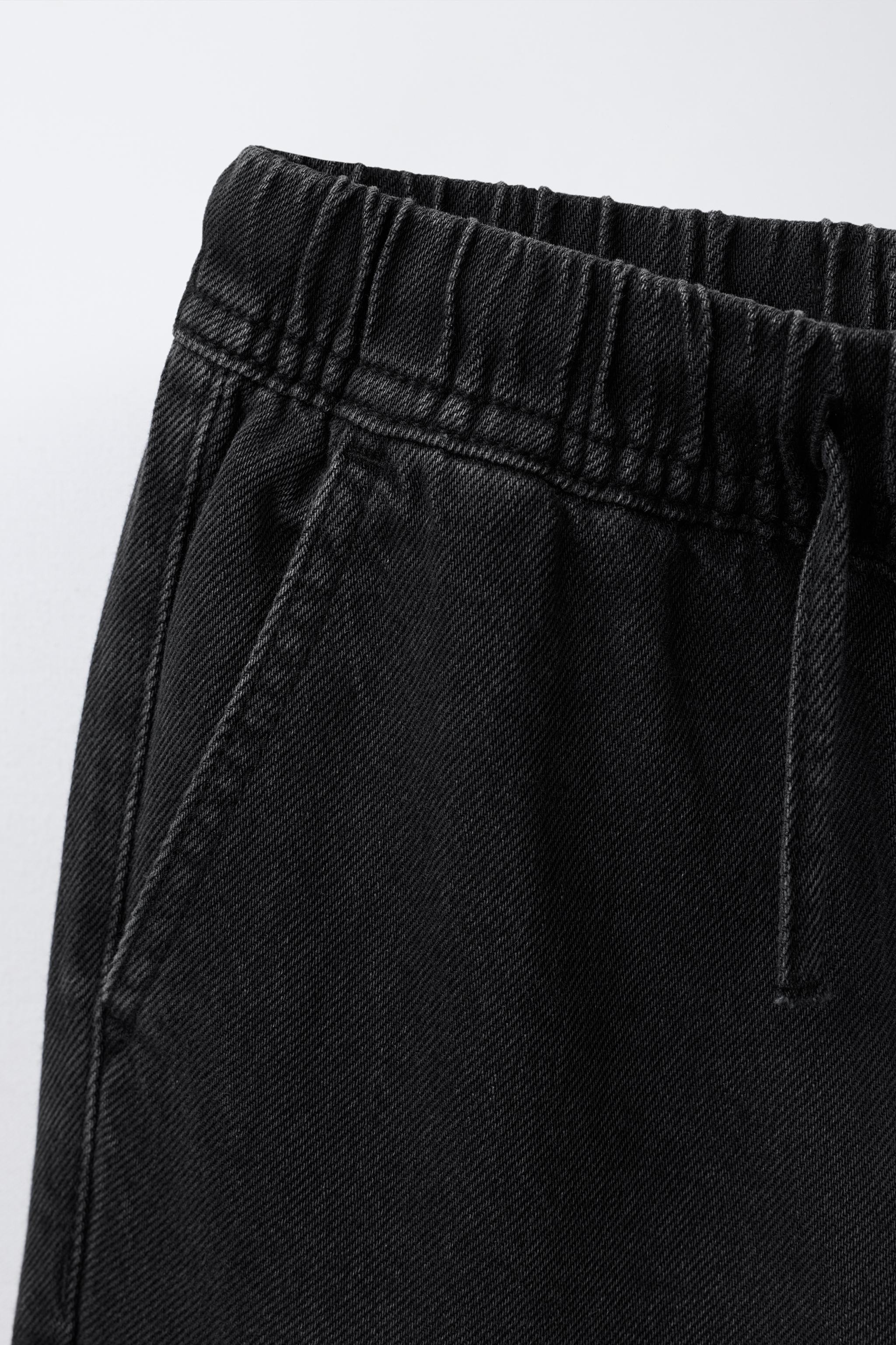 DENIM CARGO PANTS