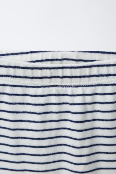 ENSEMBLE BODY ET LEGGING RAYURES CHIOTS - Bleu de Zara - Image 4