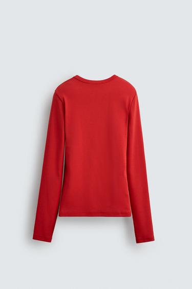 T-SHIRT À INSCRIPTION HARRY LAMBERT FOR ZARA X DISNEY - Rouge de Zara - Image 2