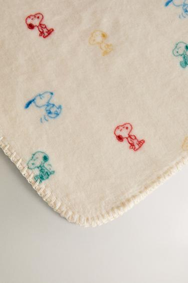 CHILDREN'S PEANUTS™ FLEECE BLANKET - Multicoloured by Zara - Image 2
