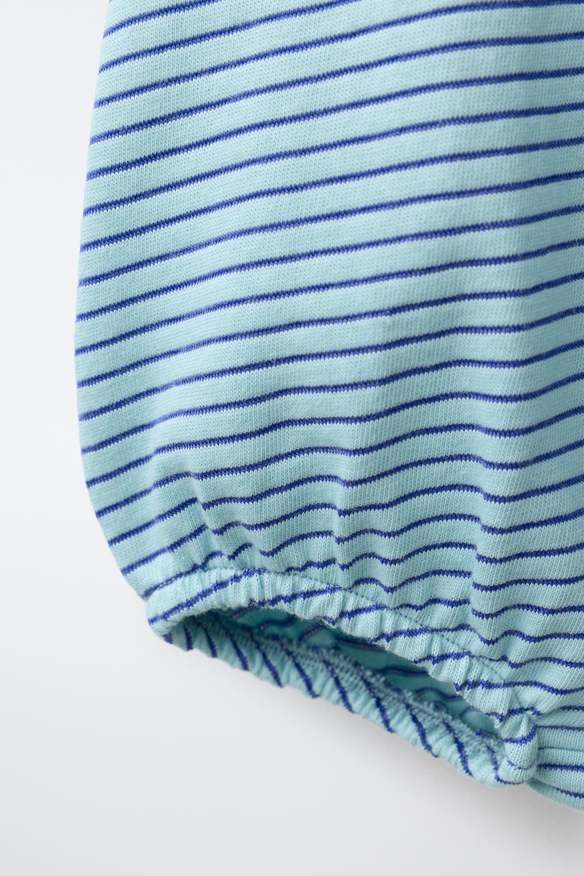 Детские комбинезоны Zara STRIPED ROMPER — фото 5