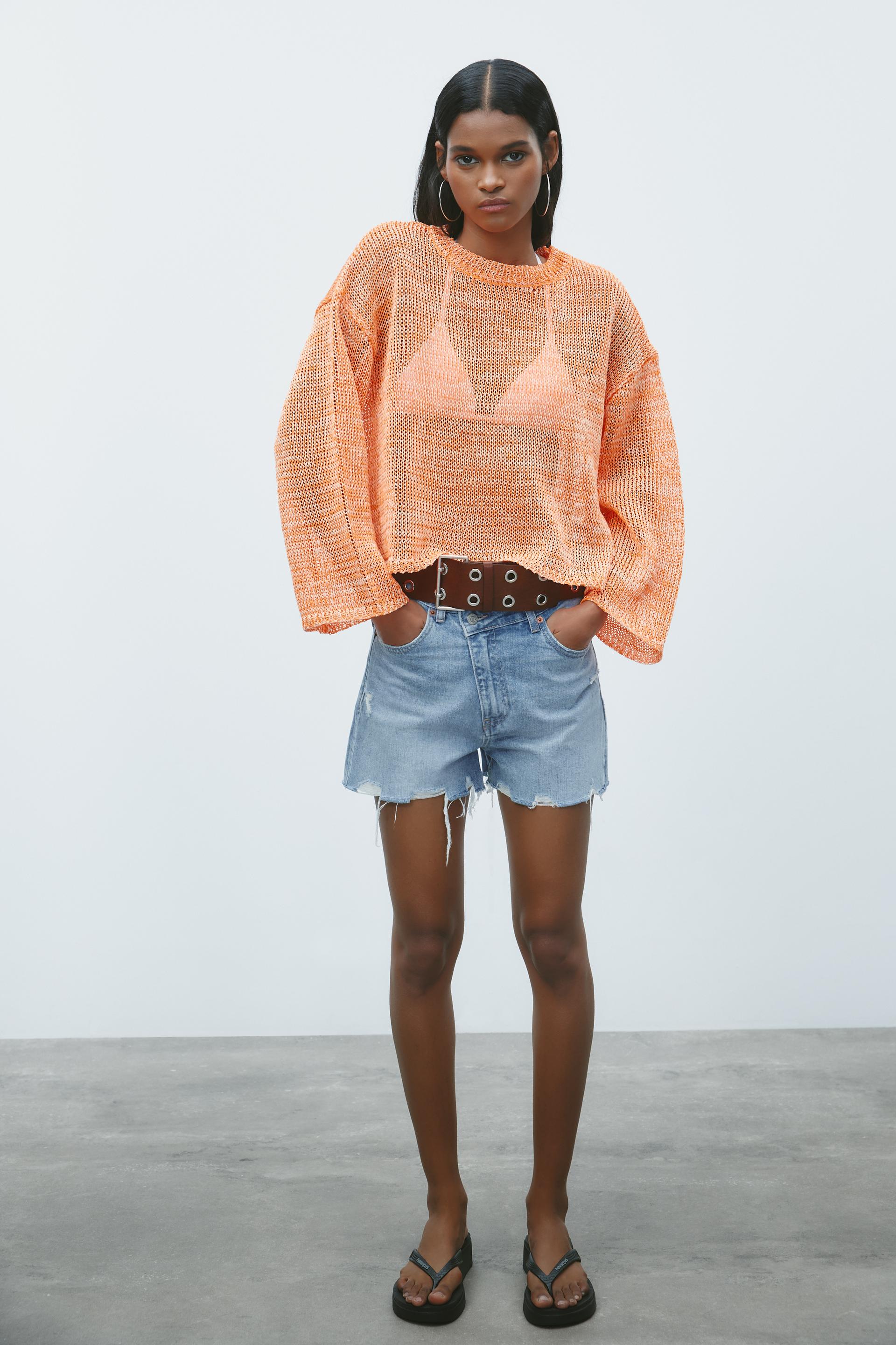 SWEATER DE MALHA COM FITAS