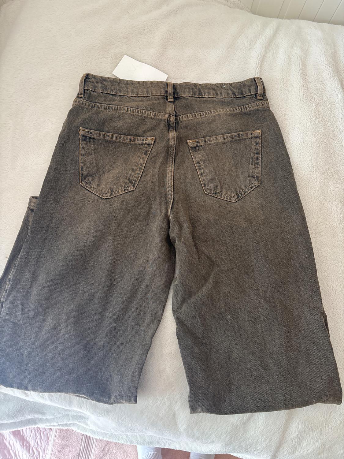 ZW COLLECTION MID-WAIST BARREL JEANS - Image 2
