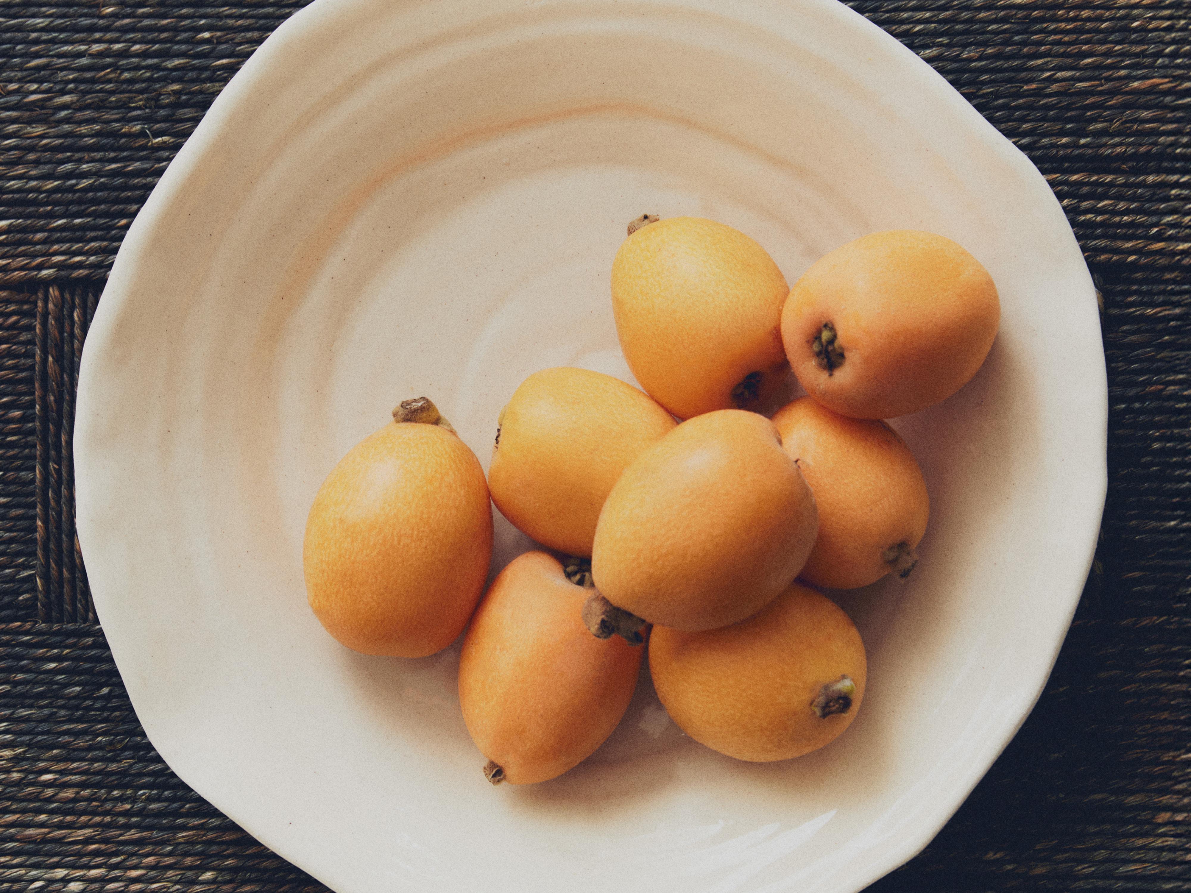 ENAMELED CERAMIC TRAY — Cream