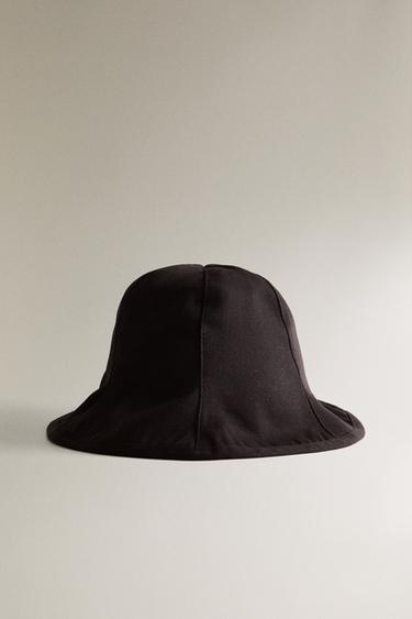 STRAND BUCKET AUS BAUMWOLLE - Dunkelbraun von Zara - Bild 0