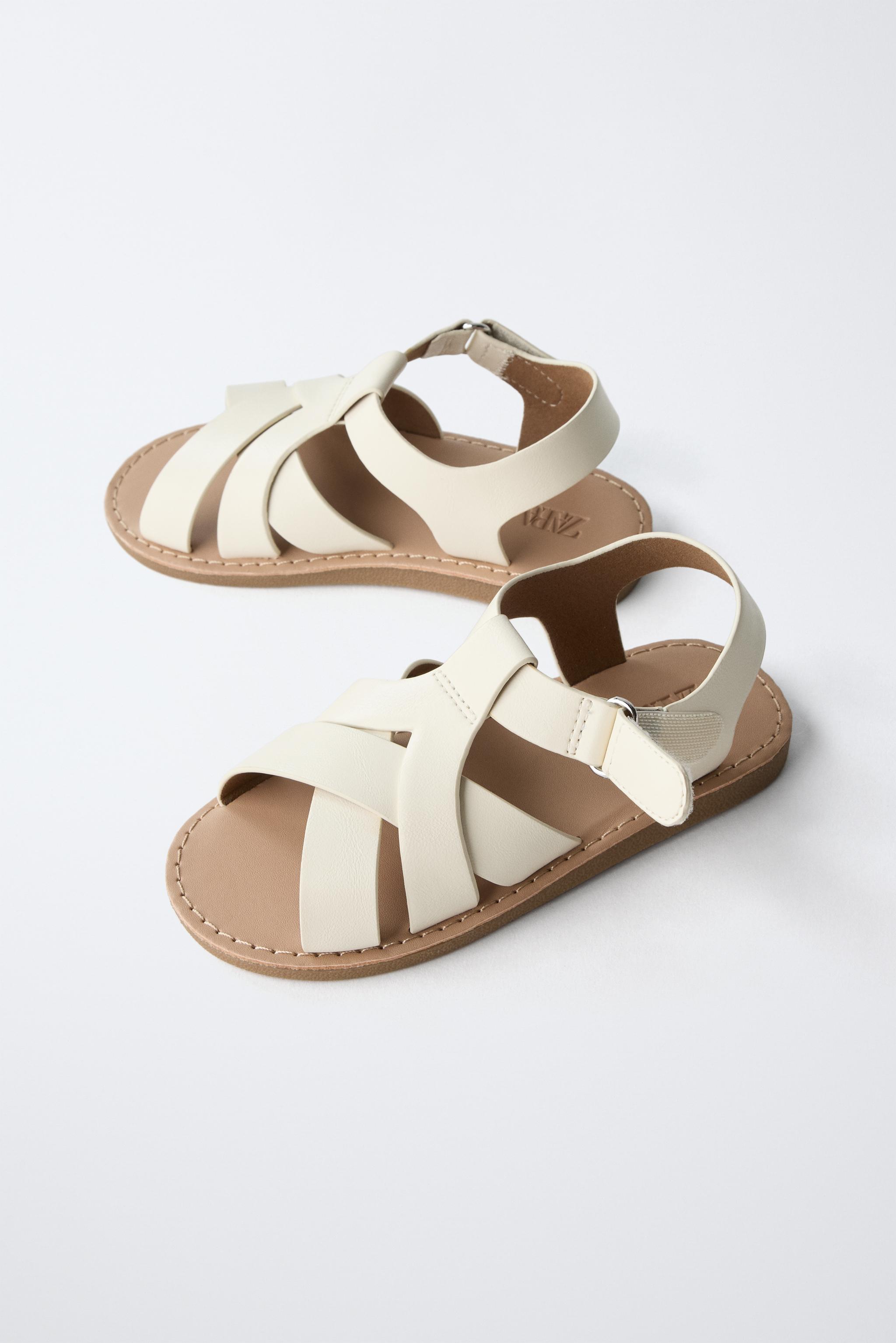 CLASSIC SANDALS - White | ZARA United States Zara Girls Chic Sandals main image 0