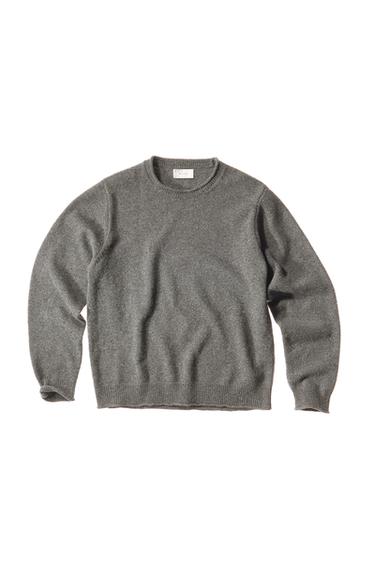 Zara KNOP YARN WOOL SWEATER - Earth