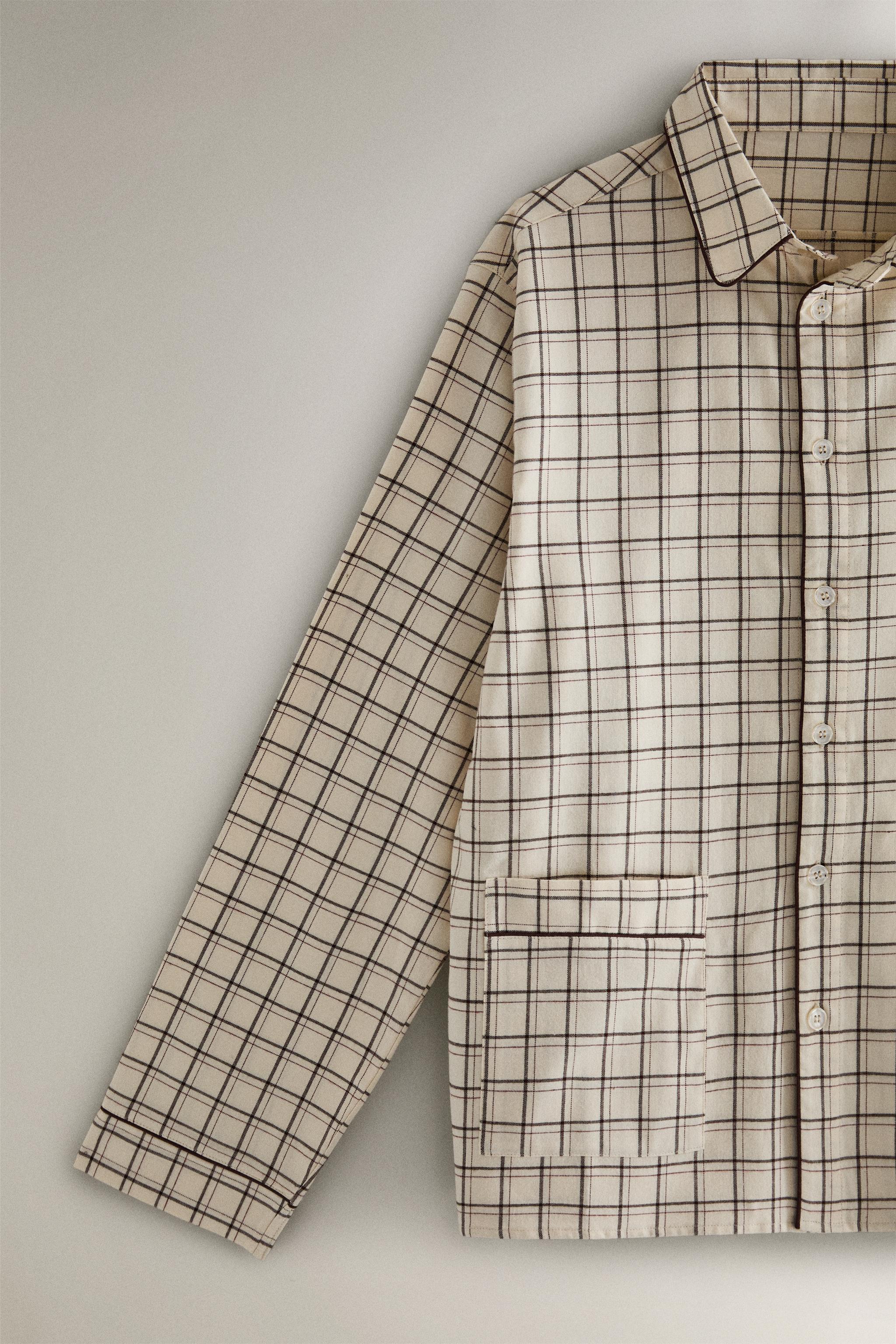 ENSEMBLE PYJAMA COTON CARREAUX NOËL