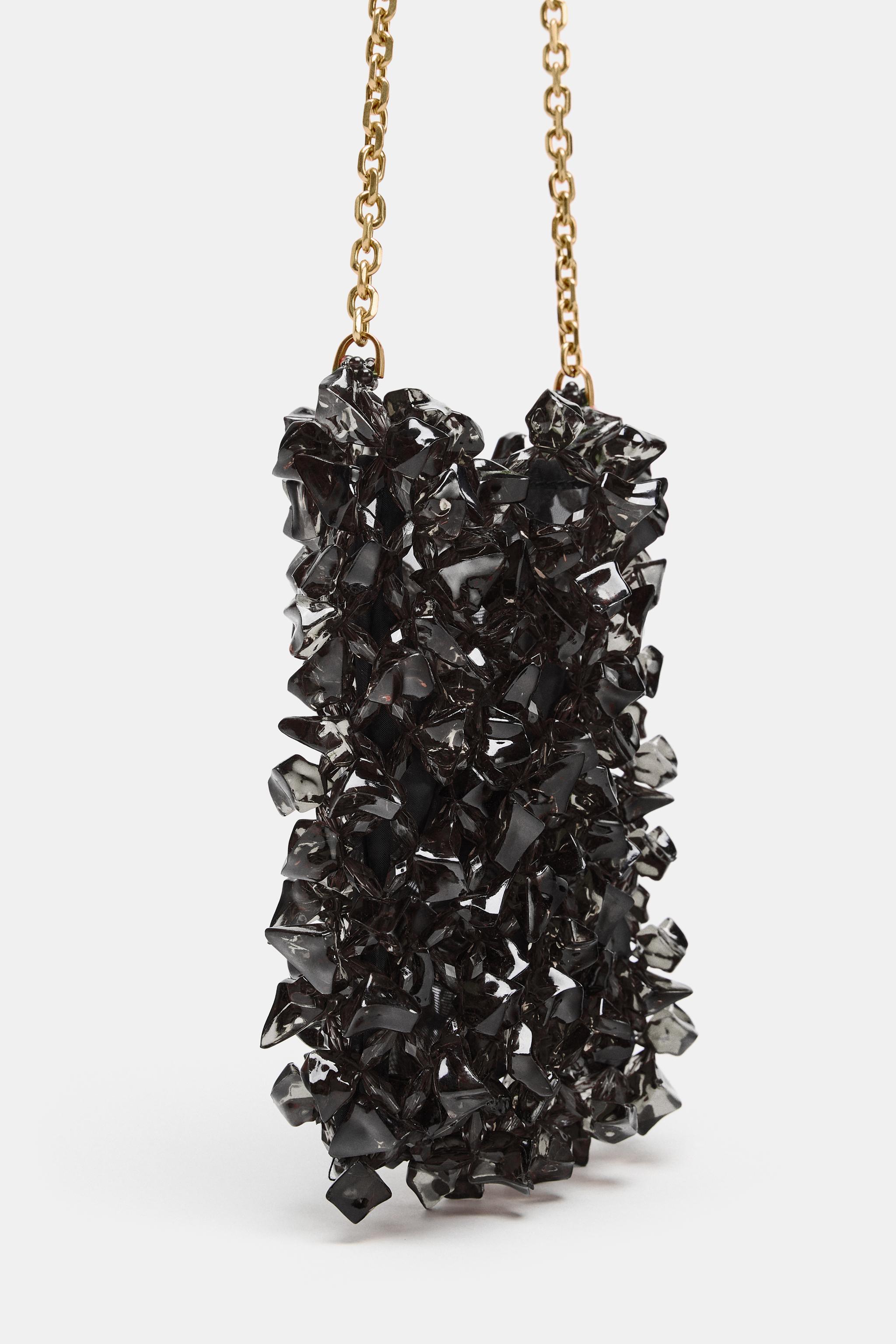 BEADED BUCKET BAG