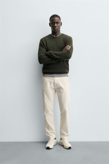 PANTALON CHINO SKINNY - Écru de Zara - Image 0