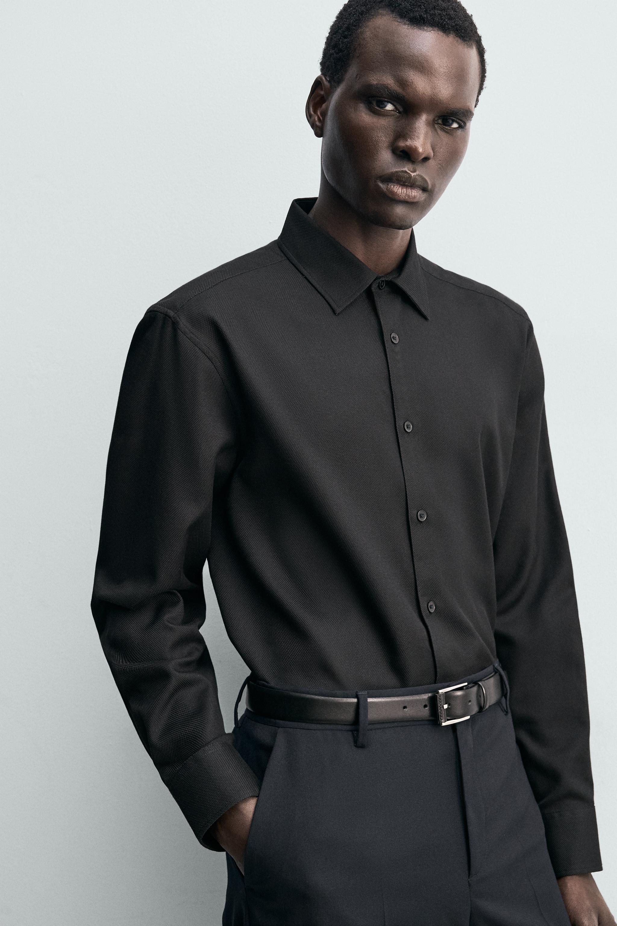 EASY CARE TEXTURED SHIRT