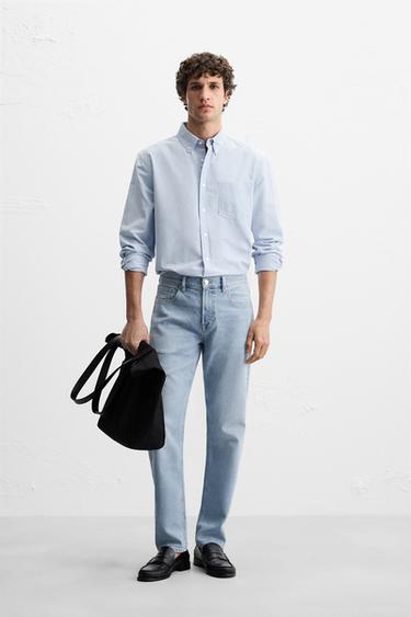 Zara Gök mavisi - SLIM FIT JEAN