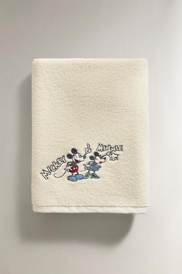 CHILDREN'S MICKEY & MINNIE ©DISNEY PRINT TERRY TOWEL - Light yellow by Zara