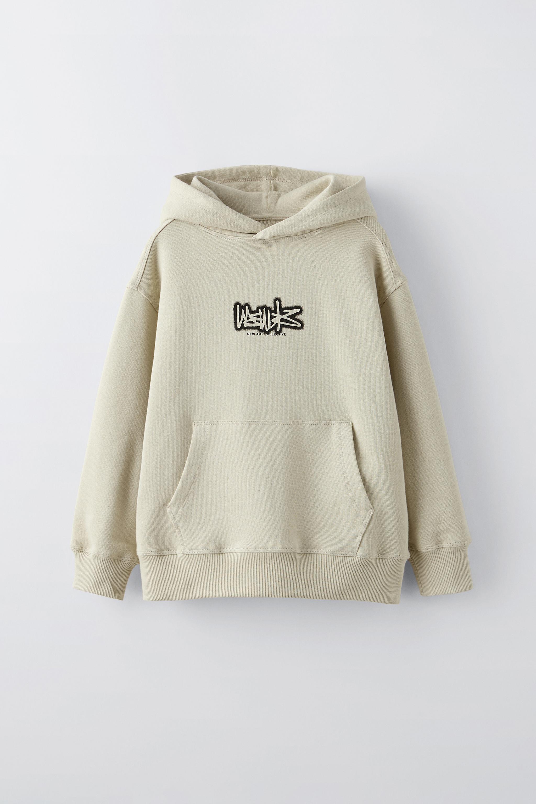 Blonde sweatshirt zara hotsell