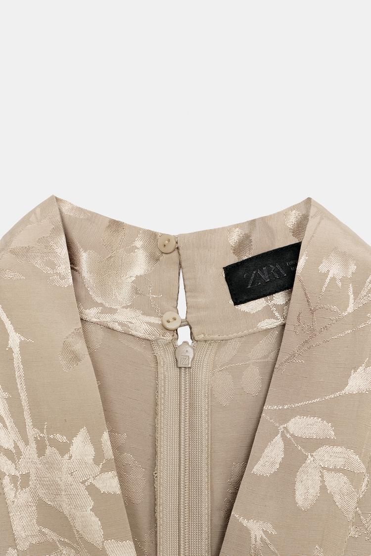Enterizo kimono jacquard con cinturón 7