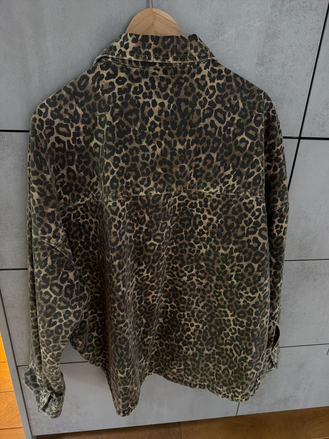 TRF DENIM ANIMAL PRINT OVERSHIRT - Image 6