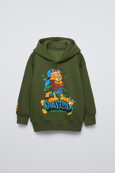 GARFIELD © PAWS INC. CALENTTIO SWEATSHIRT - Green by Zara