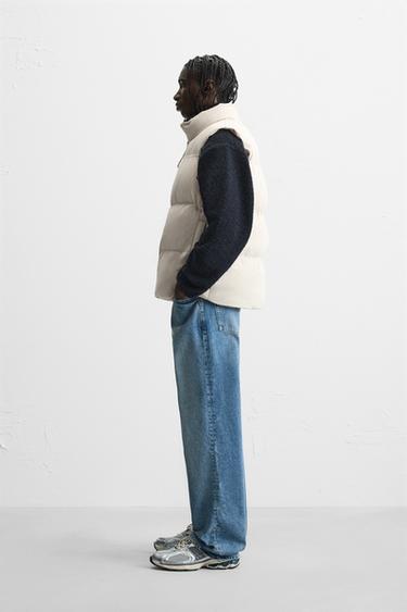 PUFFER GILET - camel by Zara - Image 3