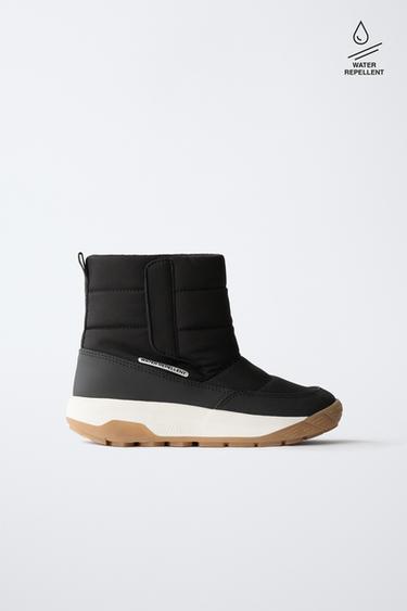 Zara WATER REPELLENT BOOTS - Black - Image 0