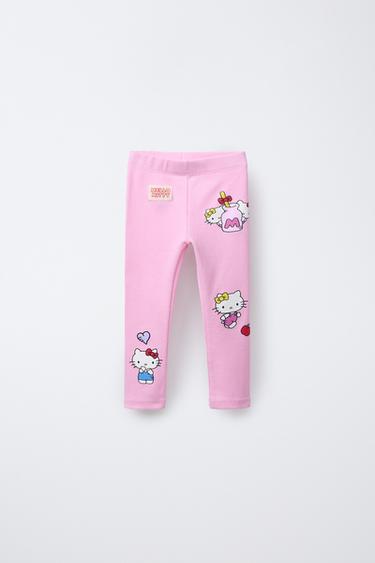 Zara HELLO KITTY © LEGGINGS - Pink