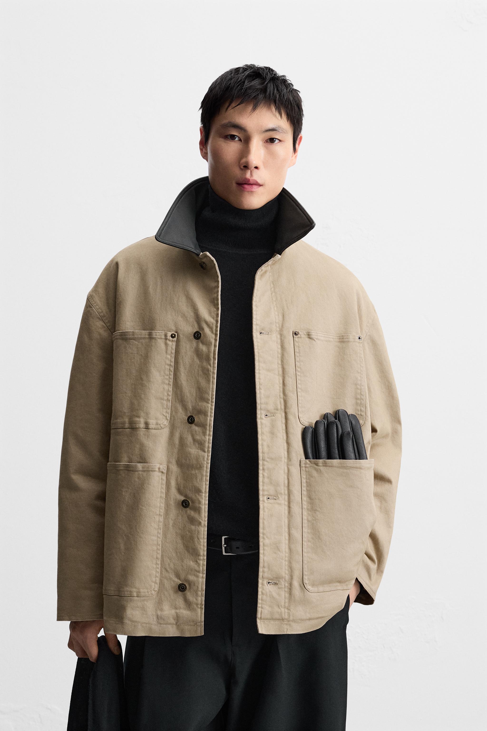 コンビキルティングパーカ - サンド | ZARA Japan / 日本