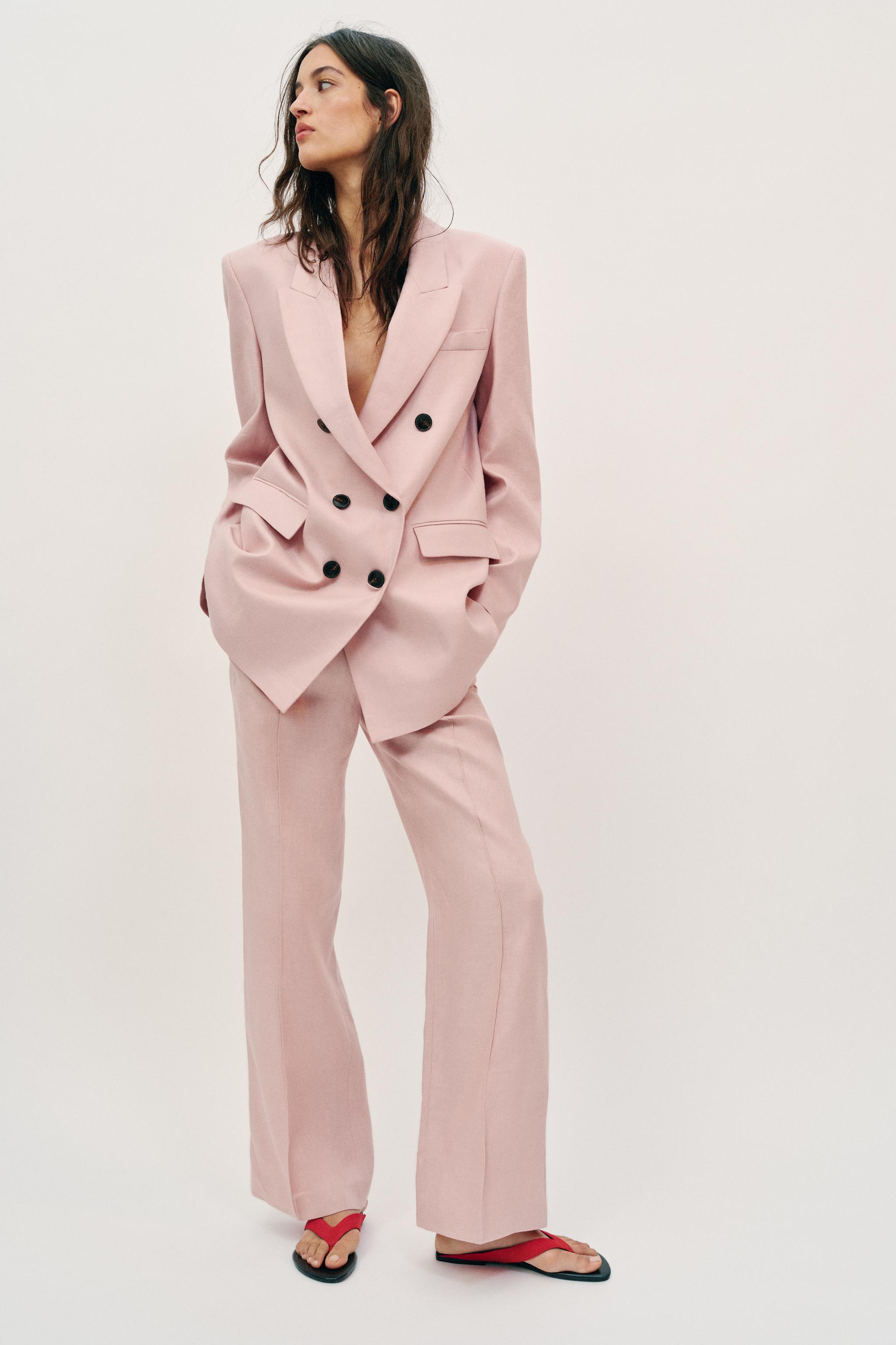 【ZARA】ピンク　スーツ　上下　美品 ZARA（スーツ ・ ピンク/桃色系）のフリマアイテム一覧