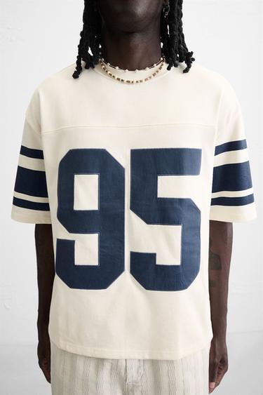 VARSITY PRINT T-SHIRT - White by Zara