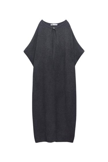 LONG KNIT CAPE