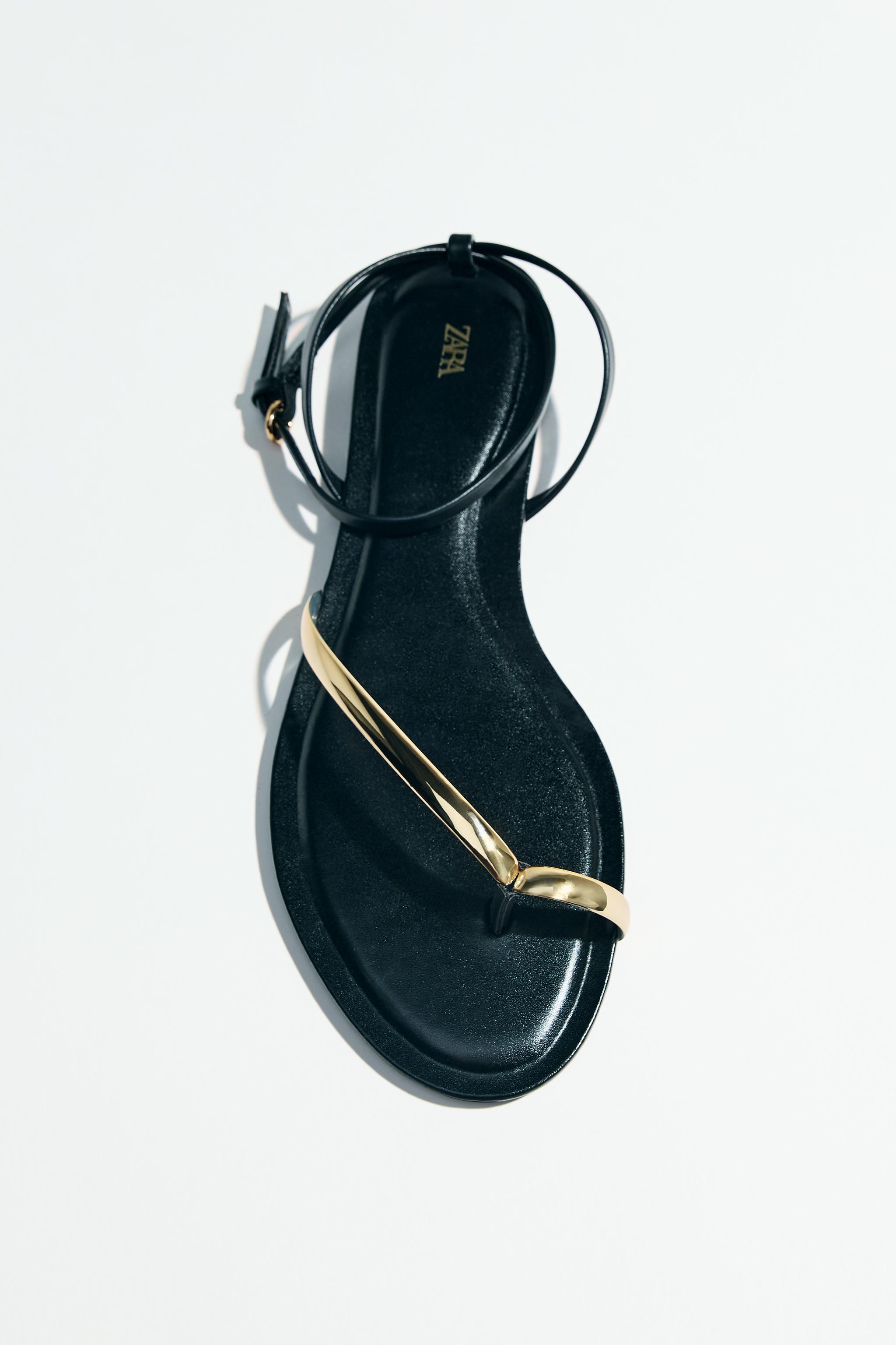 フラット 26.5cm ZARA(ザラ) サンダル・ミュール(レディース