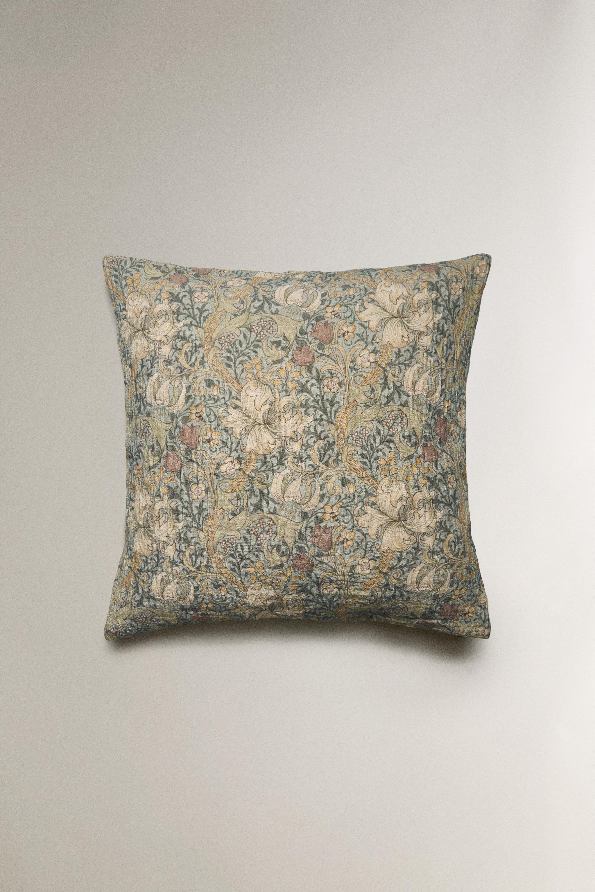 MORRIS & CO. LEAF THROW PILLOW COVER - Green | ZARA United States