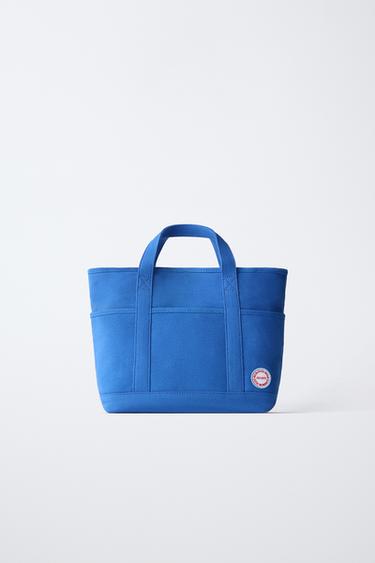 MONOCHROME TOTE BAG - Blue by Zara - Image 0