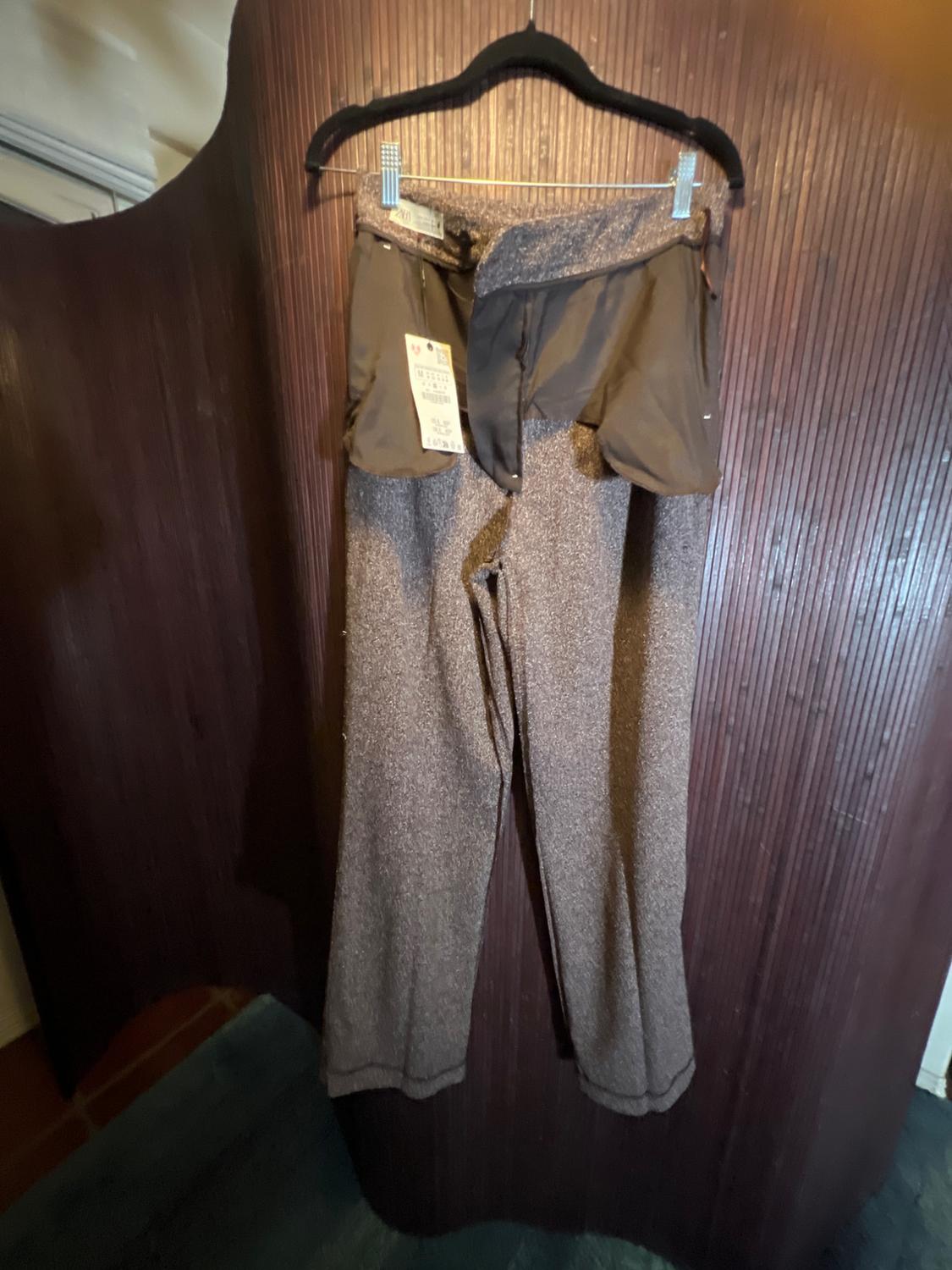 STRAIGHT LEG PANTS WITH TOPSTITCHING ZW COLLECTION - Image 3