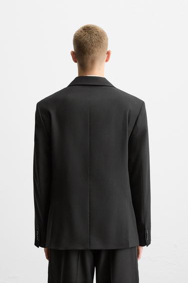 BLAZER CROISÉ COSTUME ÉDITION LIMITÉE - Noir de Zara - Image 2