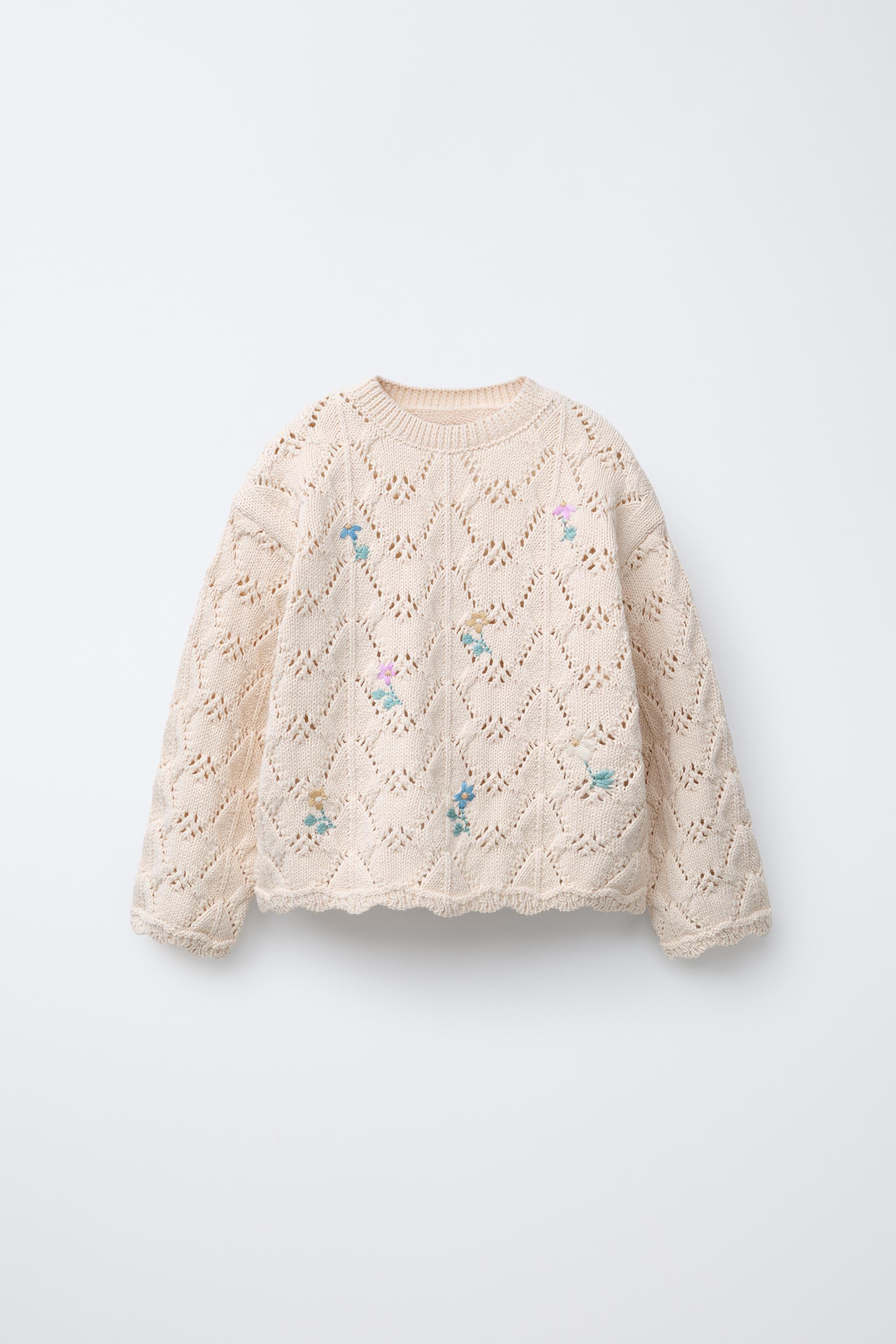 Cable Knit Ecru Kabeltrui Dames Tricot Trui Zara Dames Truien Trui