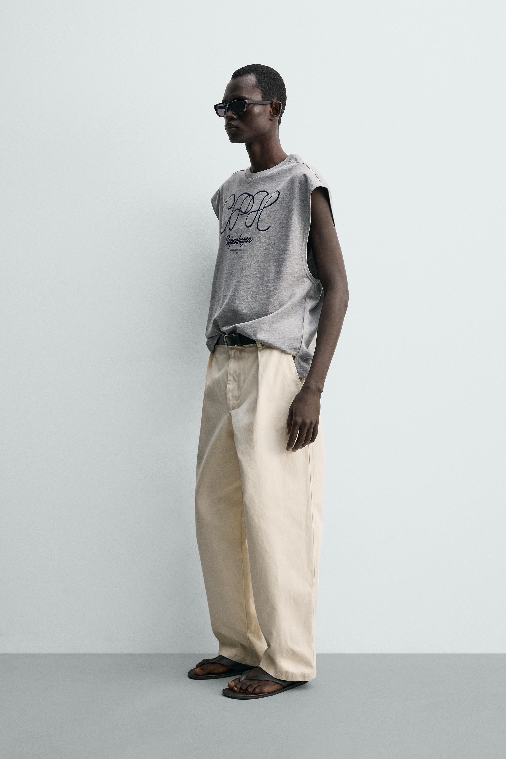 DÉBARDEUR RELAXED FIT BRODÉ