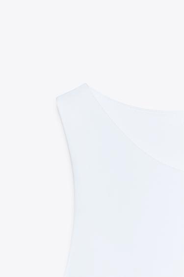 BODY HALTER EN POLYAMIDE - Blanc de Zara - Image 6