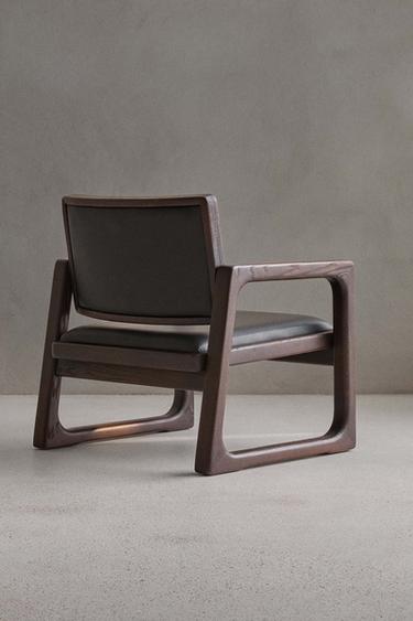 LOUNGE CHAIR 03 - Black / Brown by Zara - Image 4