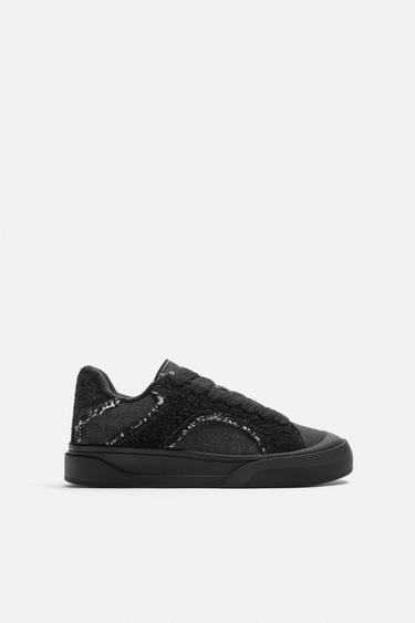 ZAPATILLA DENIM SKATE - Negro de Zara