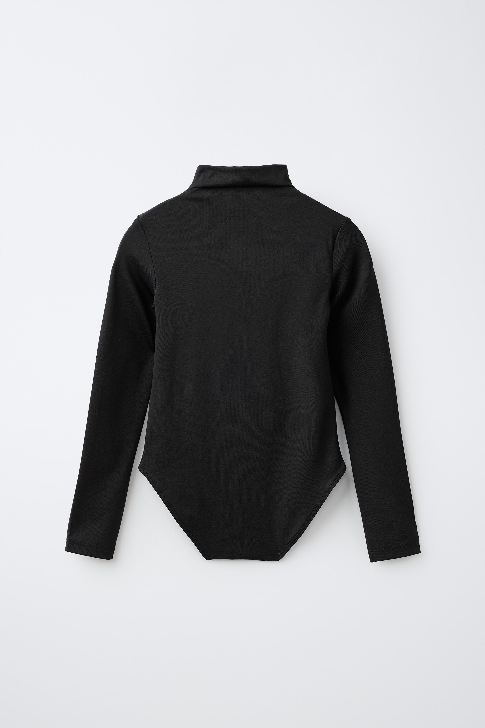 ポリアミド ロングスリーブ ボディスーツ - ホワイト | ZARA Japan / 日本