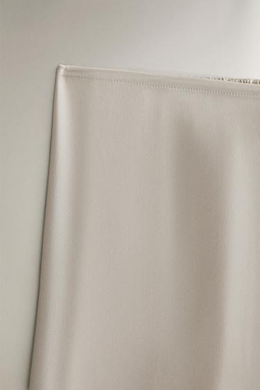 SILK TROUSERS - Pearl grey by Zara - Image 1