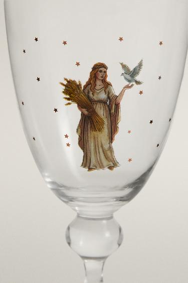 VIRGO ZODIAC GLASS | MARISA BERENSON - Transparent by Zara - Image 2