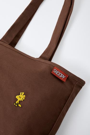 SAC SHOPPER SNOOPY PEANUTS™ - Marron de Zara - Image 2