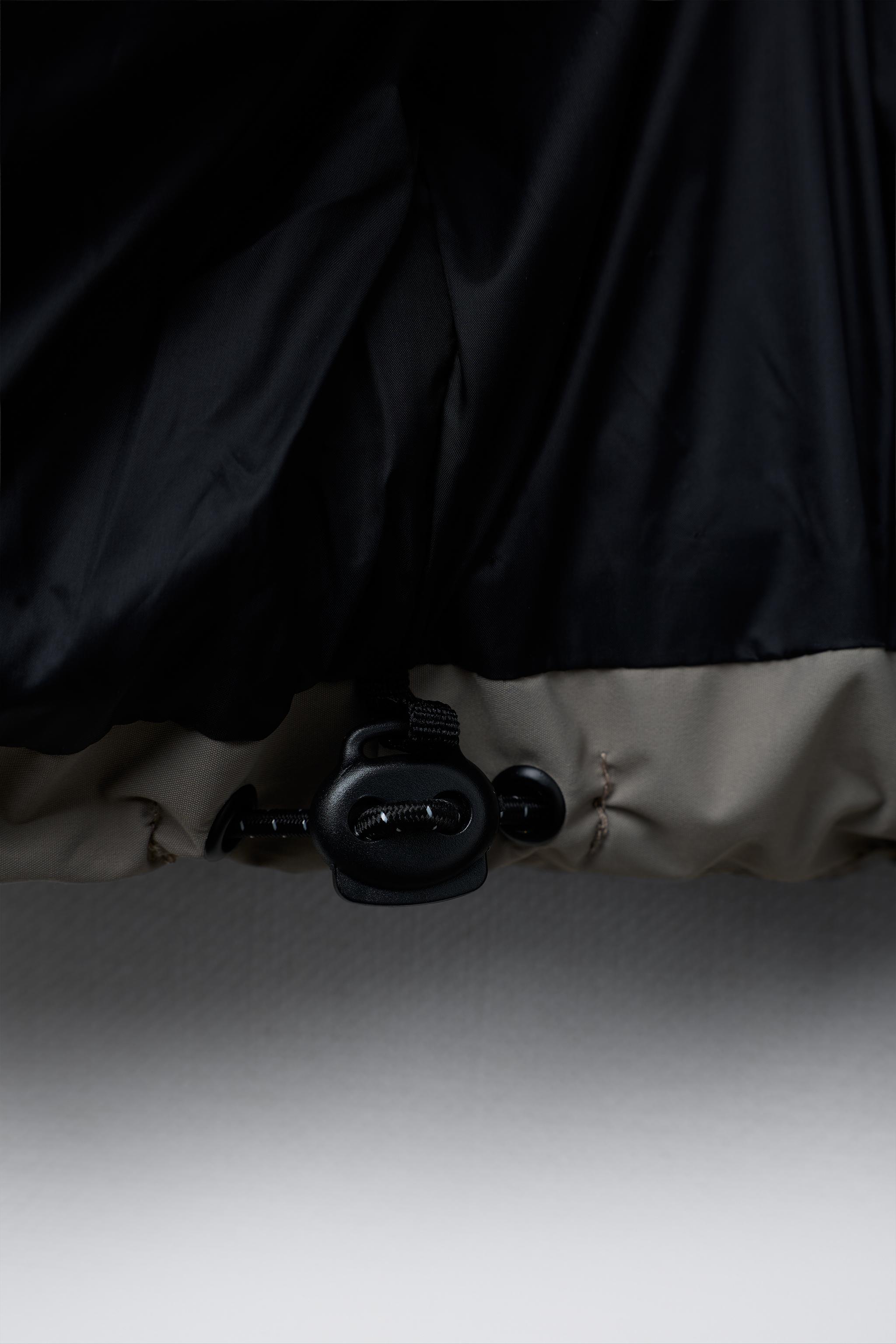 WATER REPELLENT PUFFER COAT WITH ZIPPERS