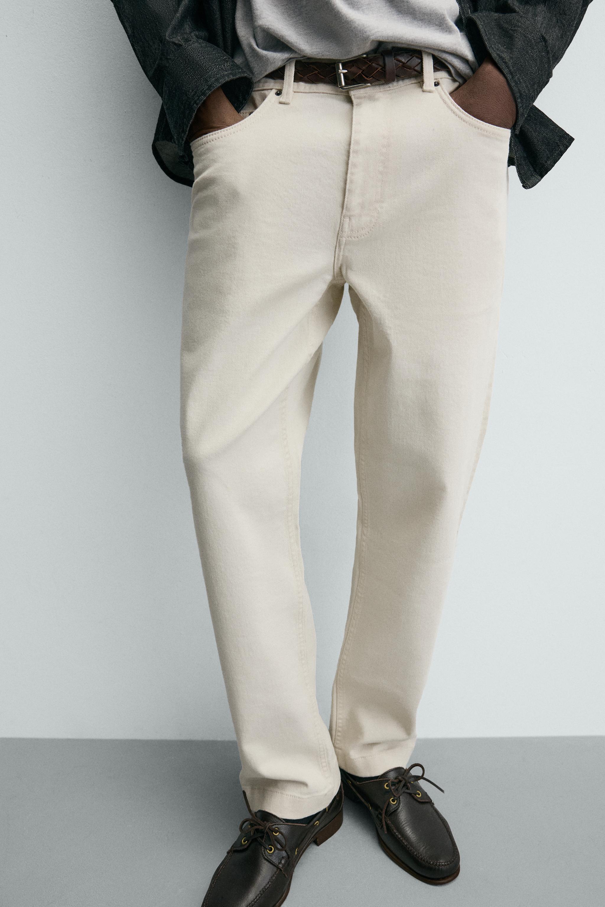 STRAIGHT-LEG TROUSERS